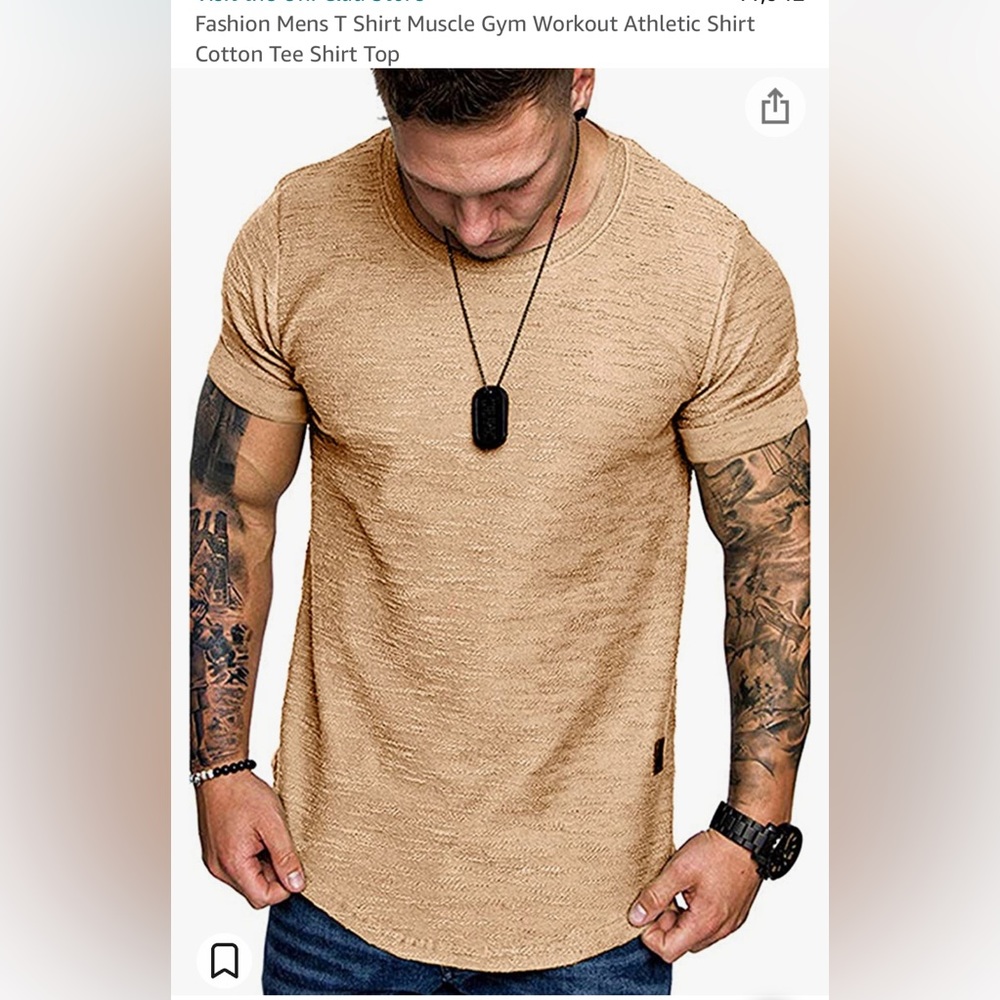 Fashion Men’s Muscle T-shirt